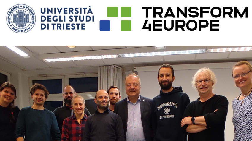 A delegation from the University of Trieste visited the campus of Saarbrücken