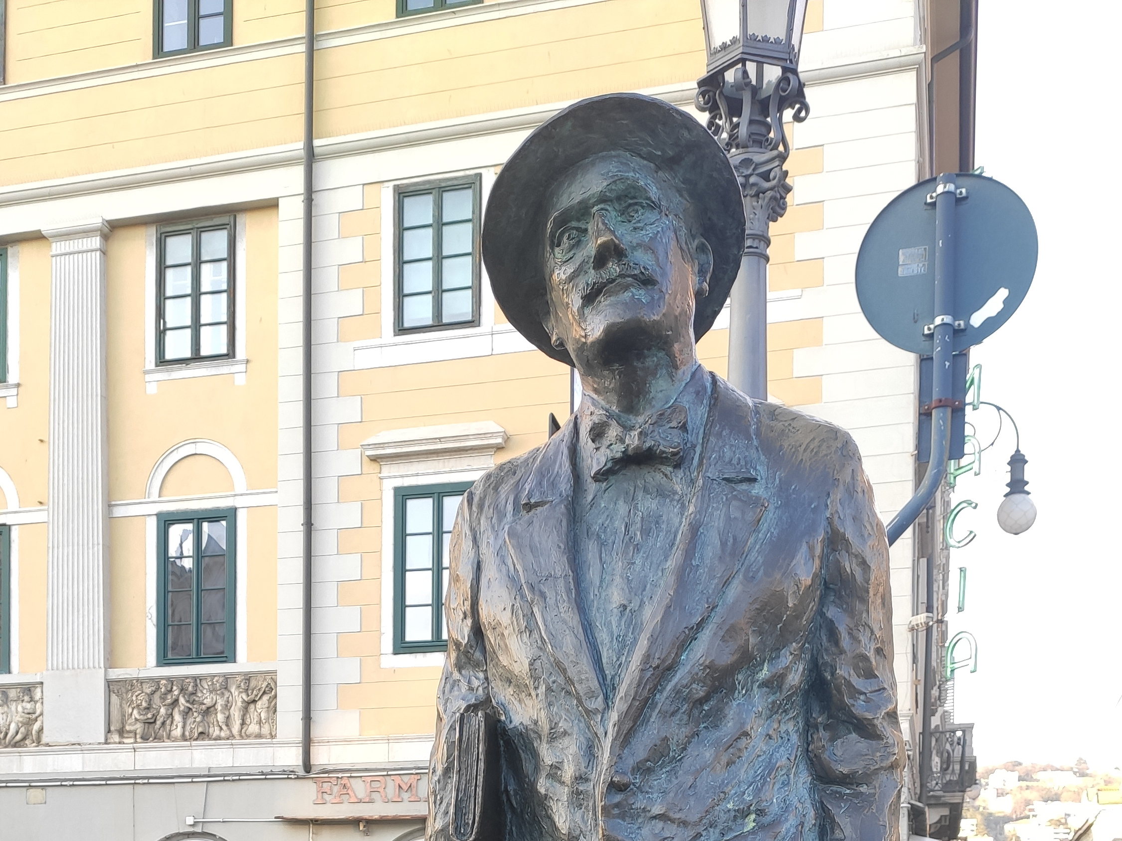 James Joyce's statue in Ponterosso, Trieste